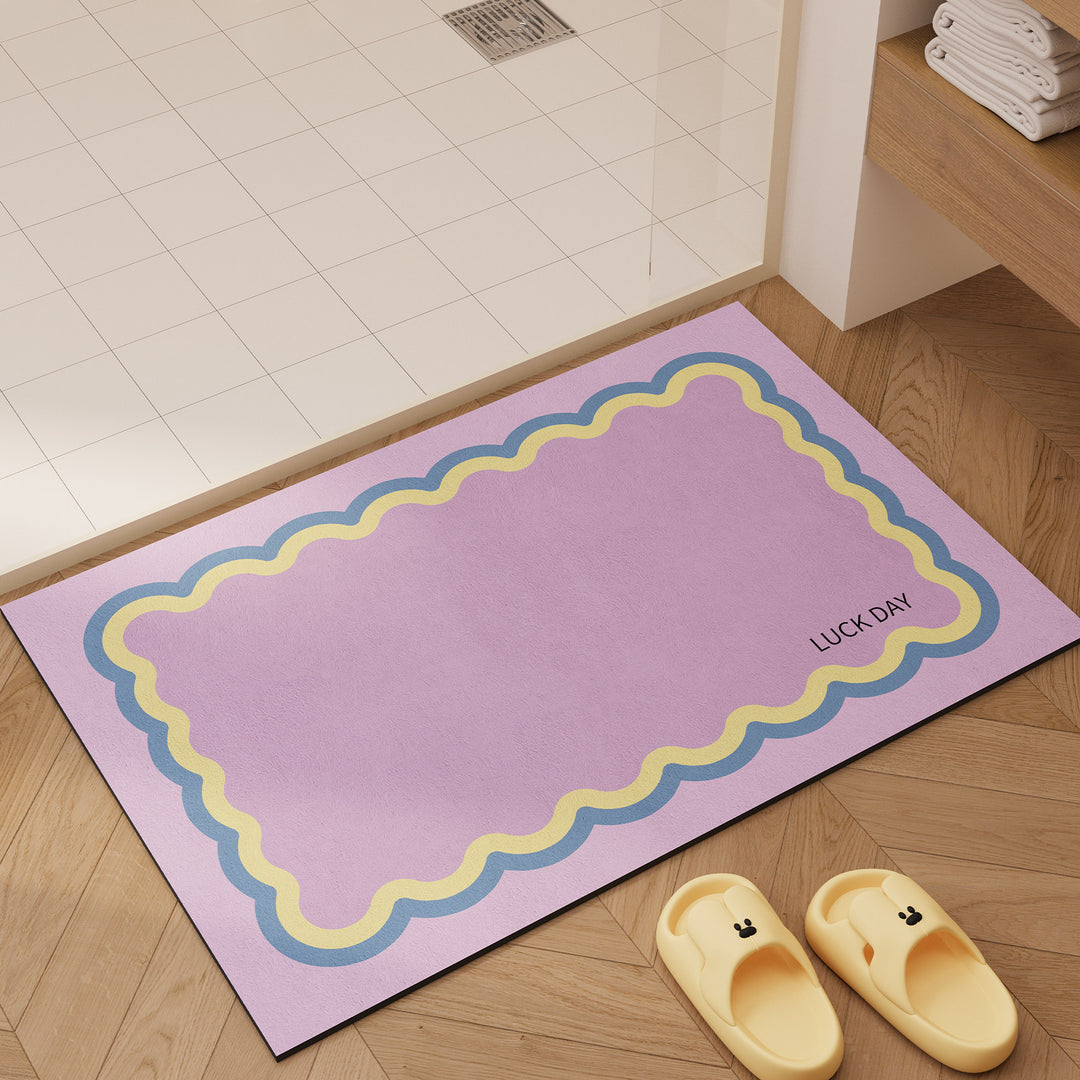 Playful Decorative Bath Mat Bowlift