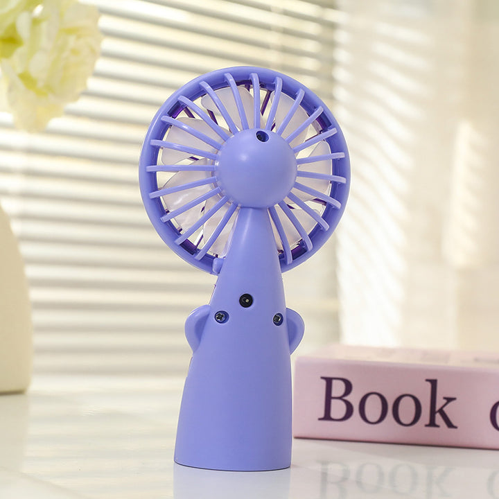 Women's Portable Mini Fan with Ergonomic Design and USB Connection Bowlift