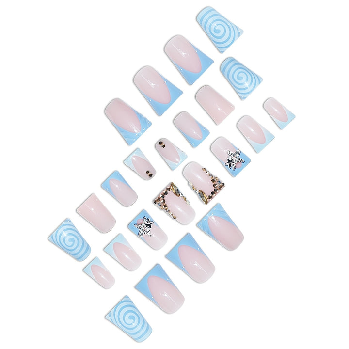 Artistic Press-On Nail Enhancements Bowlift
