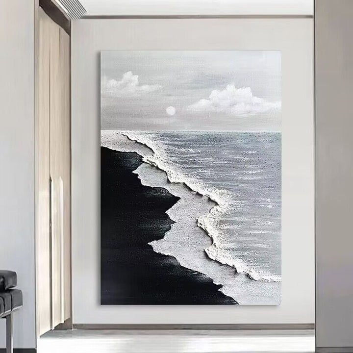 Textured Abstract Seascape Wall Art