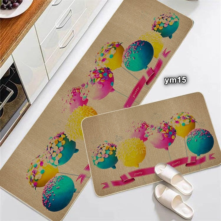 Nature-Inspired Kitchen Mat Set
