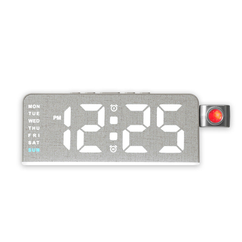Digital alarm clock with flexible time display and additional weekly overview Bowlift