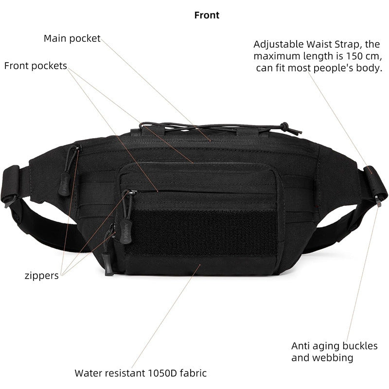 Tactical Hip Bag Bowlift