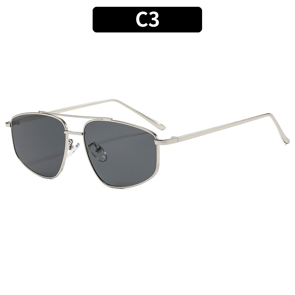 Stylish Geometric Shield Sunglasses
