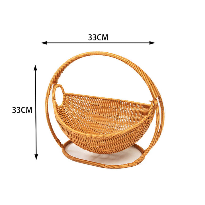 Decorative Woven Wall Basket Bowlift