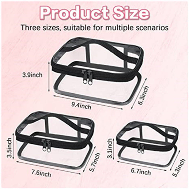 Transparent Cosmetic Organizer Bag Bowlift
