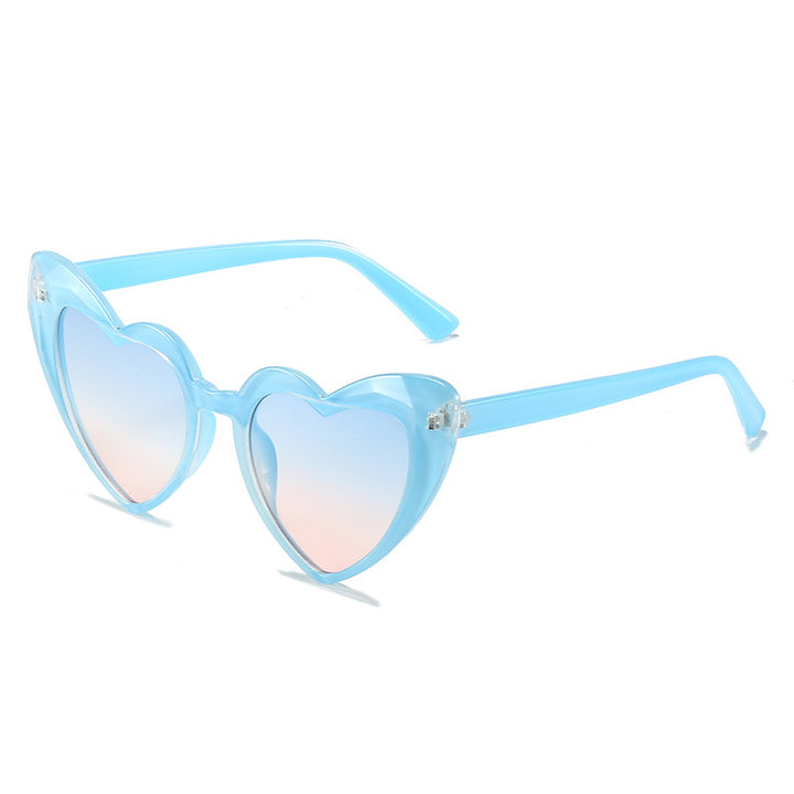 Ladies Heart-Shaped Sunglasses in Innovative Design Bowlift