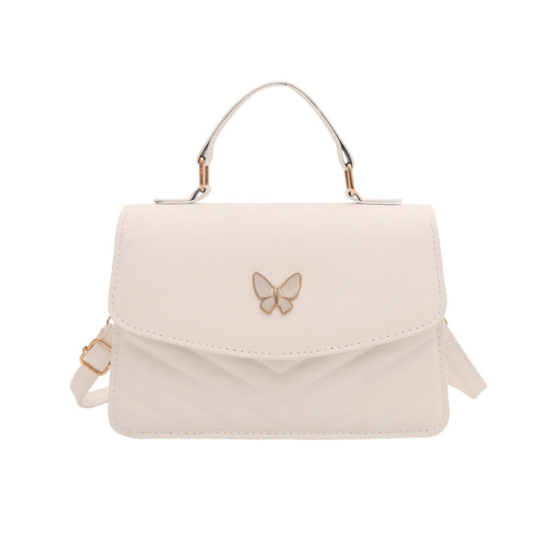 WoElegant Quilted Leather Satchel Bag Bowlift