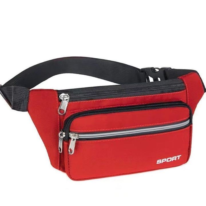 Sporty Waist Bag With Multiple Compartments Bowlift