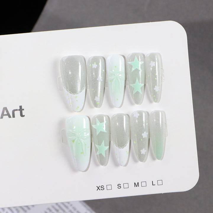 Artistic Fantasy Press-On Nail Art Bowlift