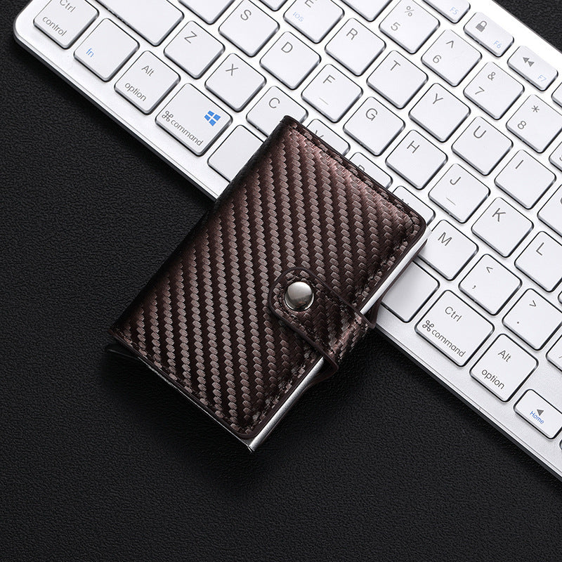 RFID-Blocking Leather Cardholder Bowlift