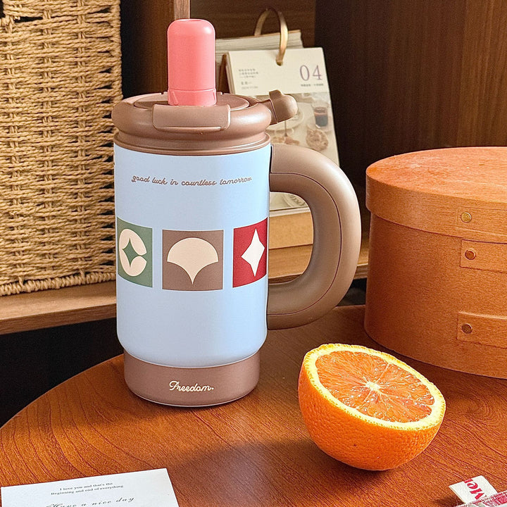 Women's drinking container with cheerful cat design Bowlift