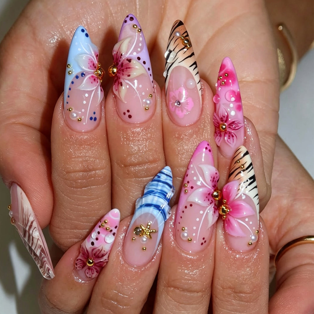 Artistic Acrylic Nail Extensions Bowlift