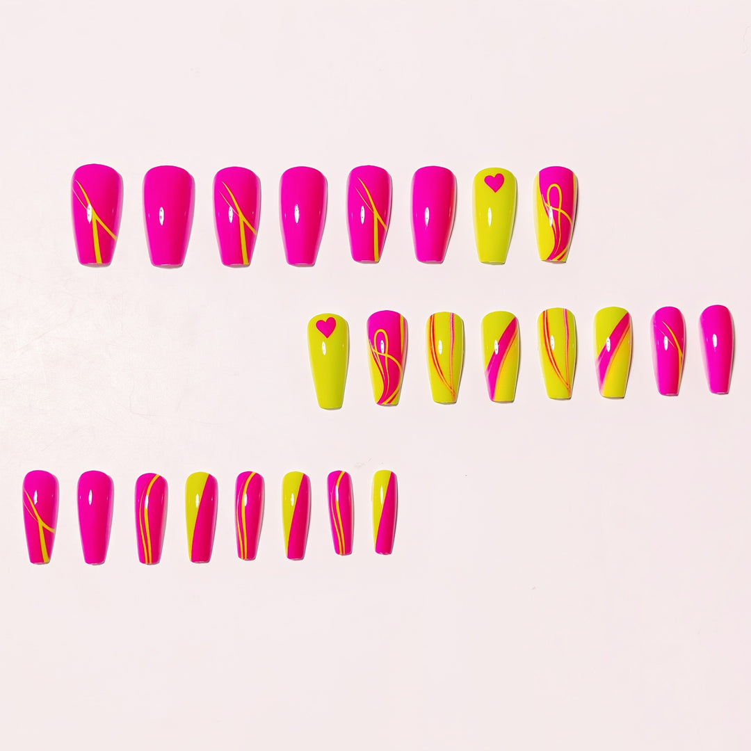 Creative Neon Nail Art Bowlift