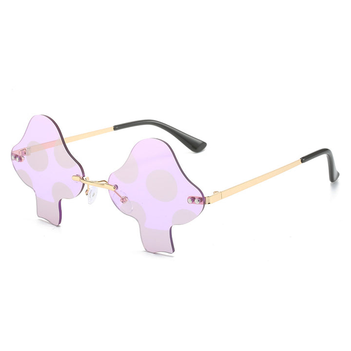 Unique Oversized Polka Dot Frame Sunglasses Bowlift
