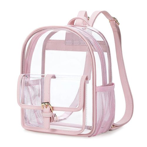 Transparent Backpack Bag with Organized Interior Bowlift