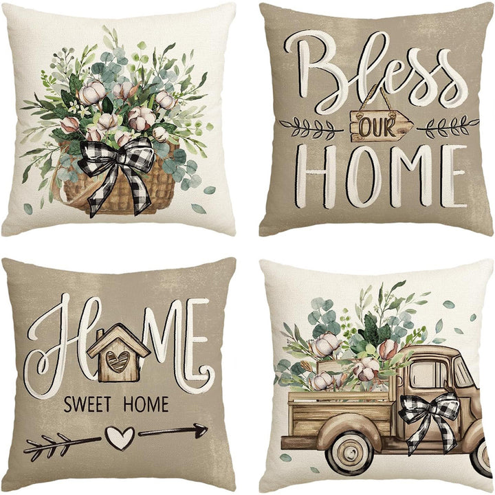 Women’s pillowcases with cheerful sunflower design Bowlift