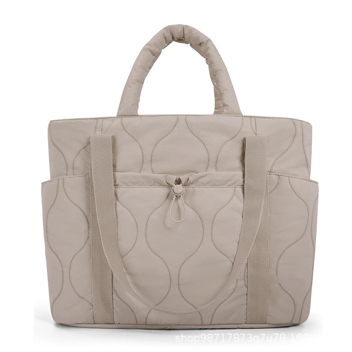 Padded tote bag with practical outer pockets Bowlift
