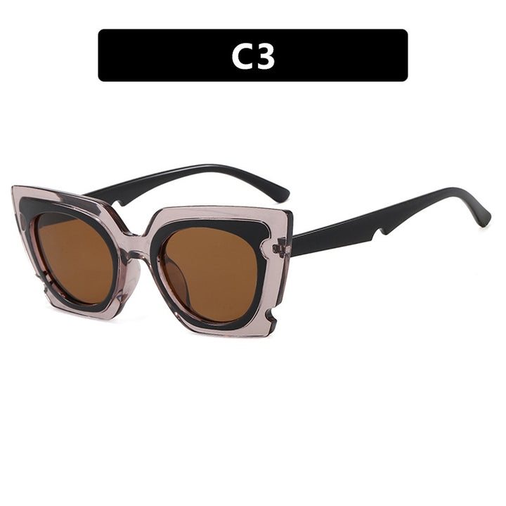 Women's oversized sunglasses with extravagant frame and UV protection Bowlift