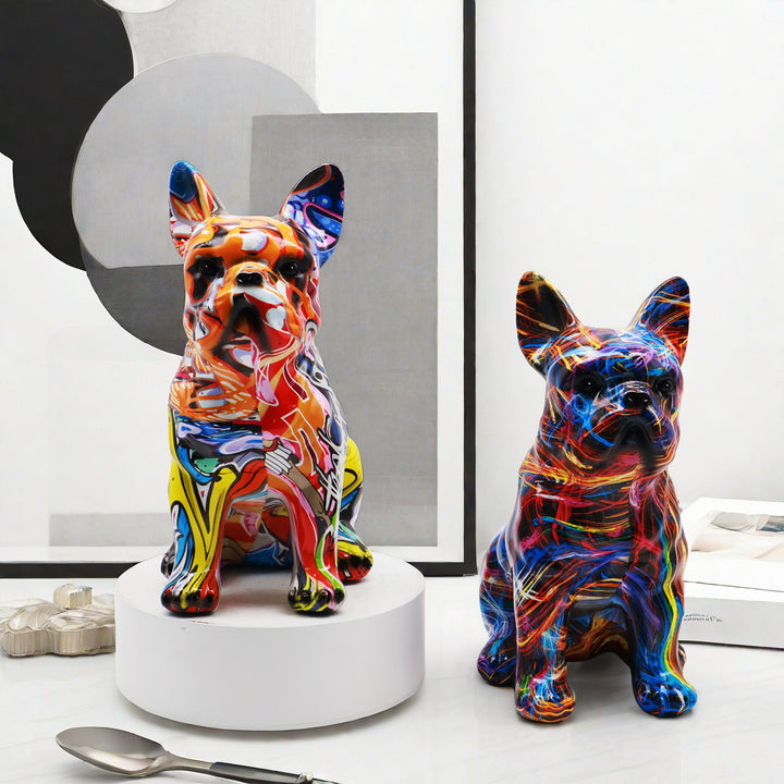 Artistically designed bulldog figure Bowlift