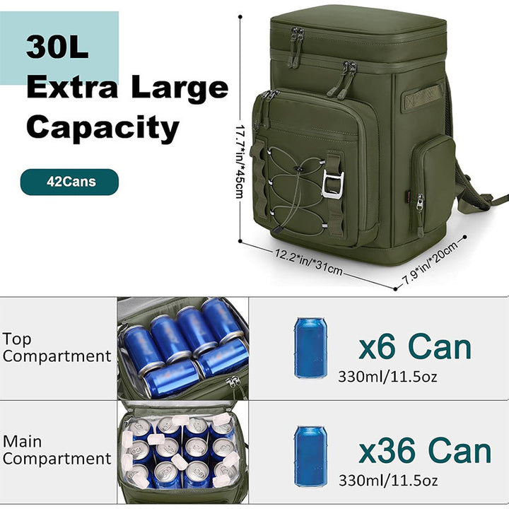 Multifunctional Cooler Backpack Bowlift