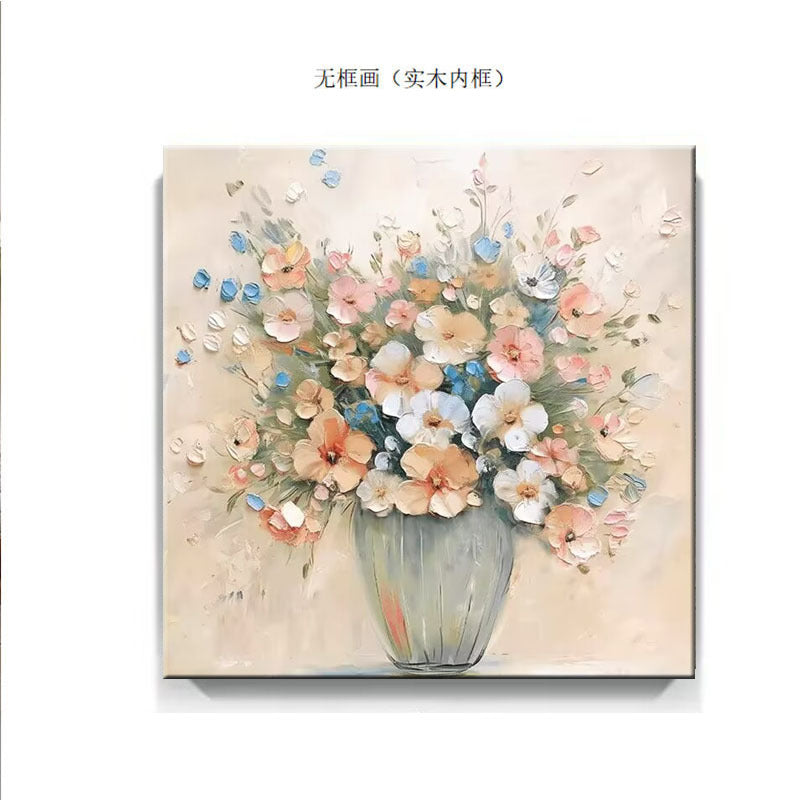 Floral Acrylic Canvas Wall Art