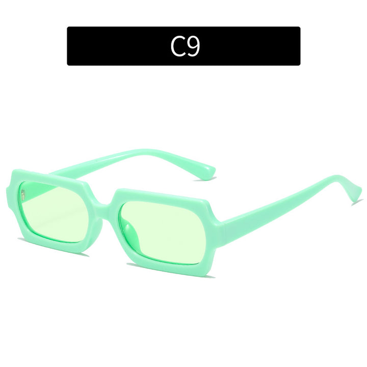 Fashionable Geometric Frame Sunglasses