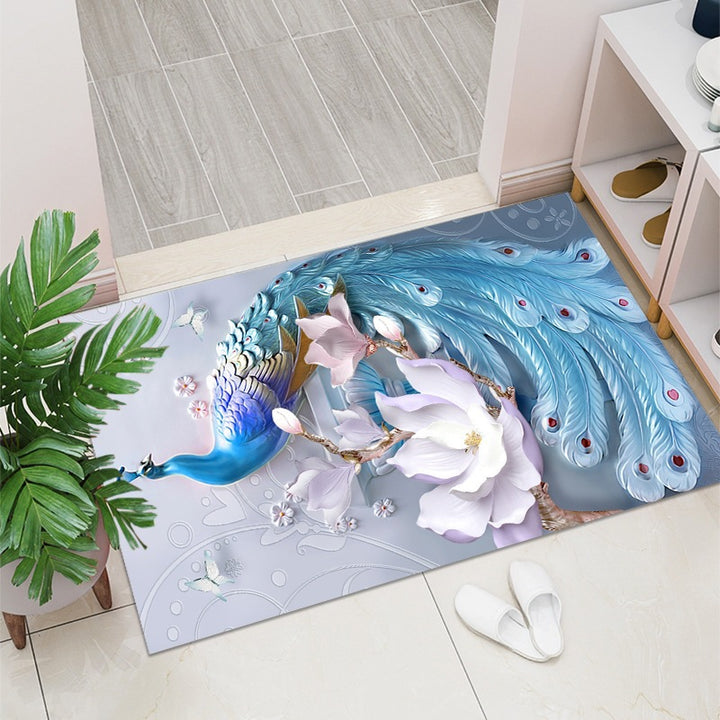 Geometric Pattern Decorative Floor Mat Bowlift