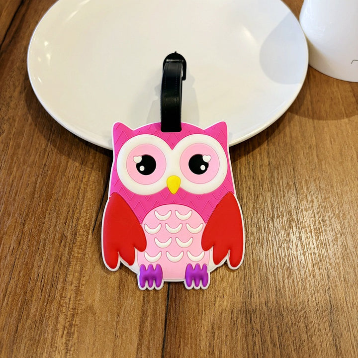 Owl-Shaped Travel Luggage Tag Bowlift