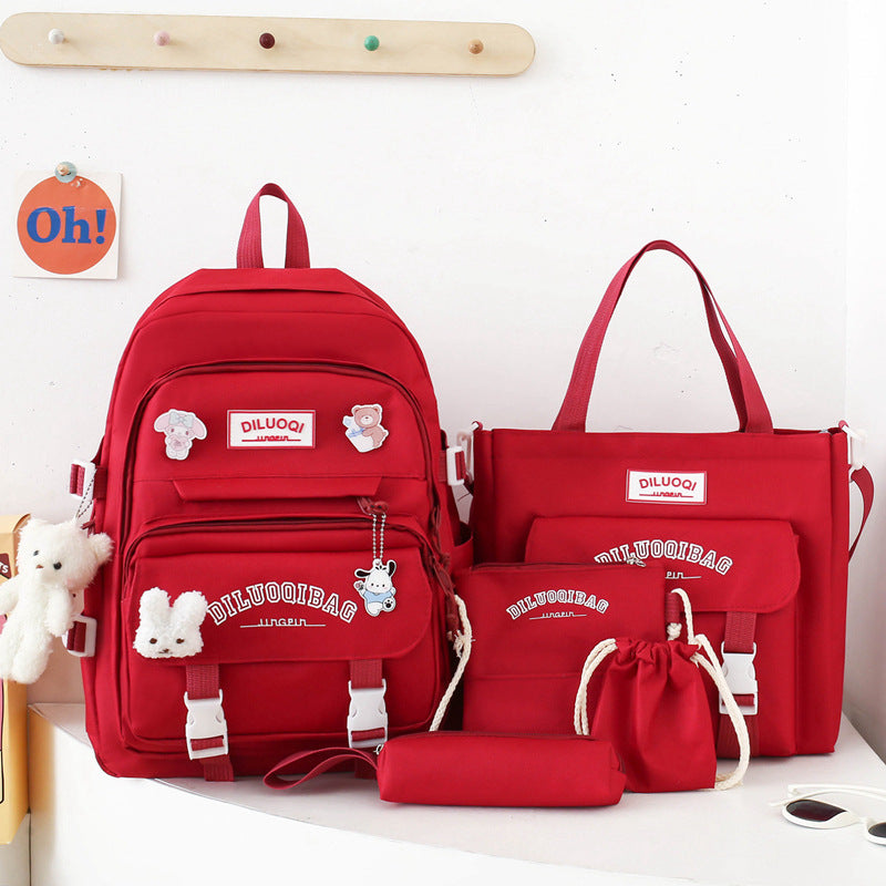 Versatile All-in-One School Backpack and Tote Set Bowlift