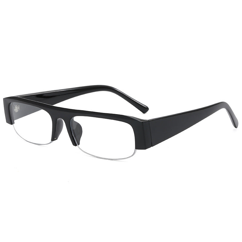 Contemporary Retro-Inspired Flat Lens Sunglasses Bowlift