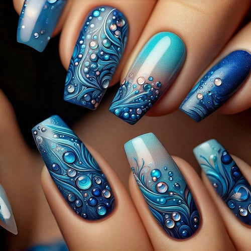 Artificial nails in elegant water design Bowlift
