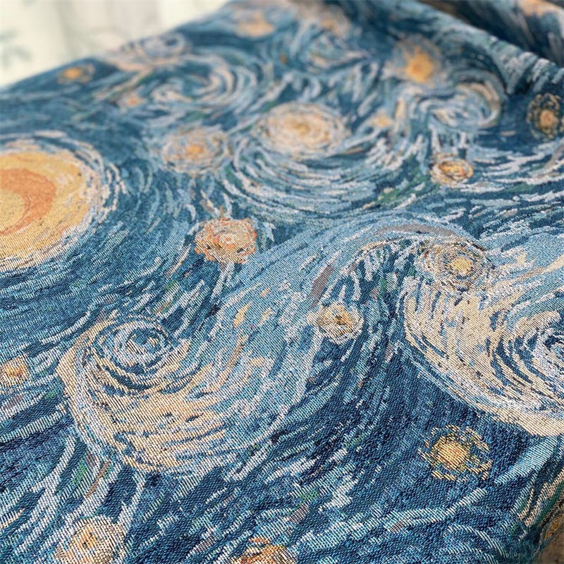 Artistic Starry Night Tapestry Blanket