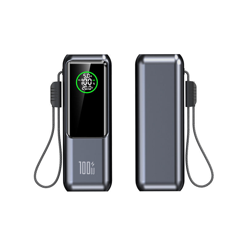 Compact high-performance power bank with digital charging display Bowlift