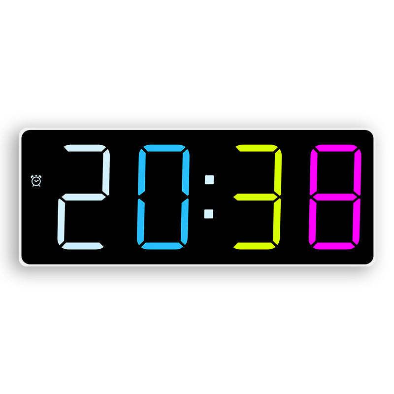 Digital Wall Clock with Large LED Display Bowlift