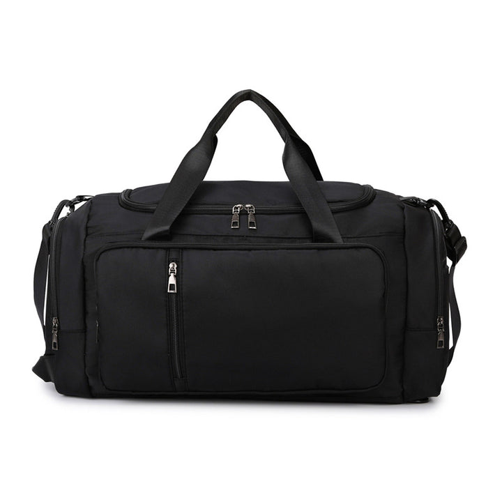 Travel bag with versatile storage and robust zippers Bowlift