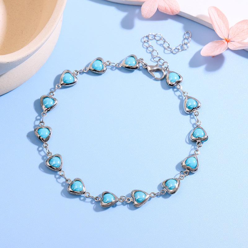Charming Heart-Shaped Statement Bracelet Bowlift