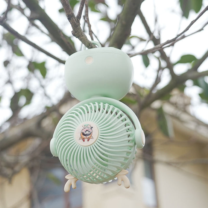 Unisex Portable Mini Fan with Cute Cat Design Bowlift