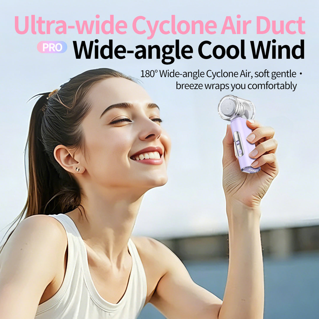Ladies Portable Mini Fan with Cooling Function Bowlift