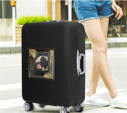 Women's Hard Shell Suitcase with Luxurious Flower Design Bowlift