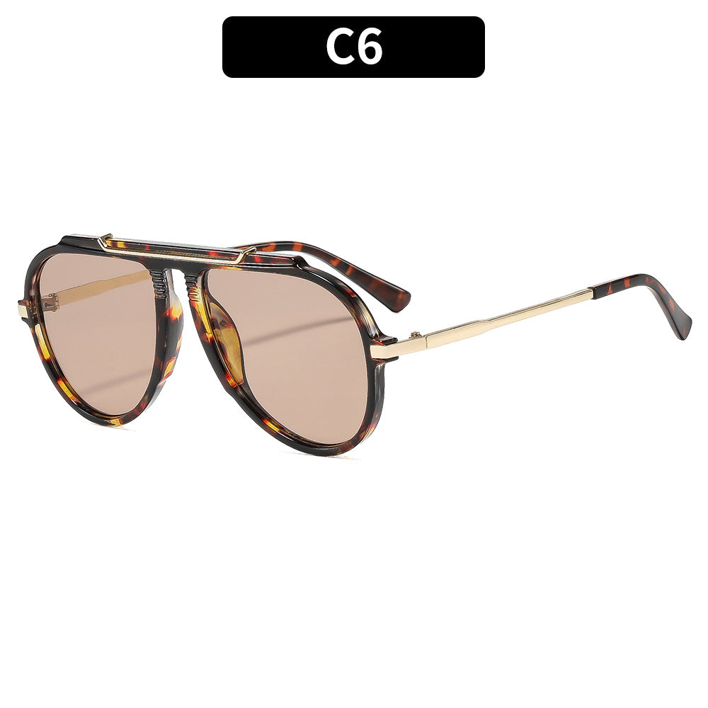 Retro-Inspired Fashion Aviator Sunglasses