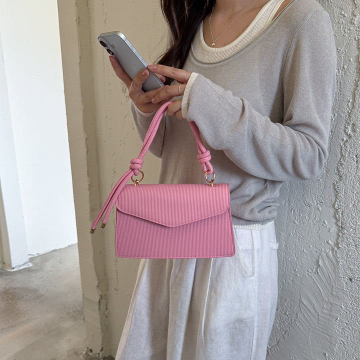 WoElegant Textured Handheld Satchel Bag Bowlift