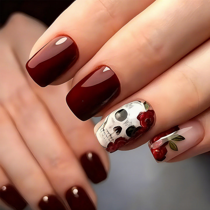 Halloween Nail Art Set with Creative Designs and Sparkling Details Bowlift