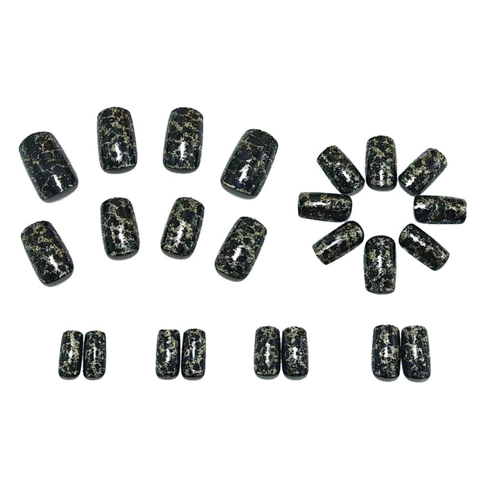 Artificial Nails in Elegant Leopard Design Bowlift