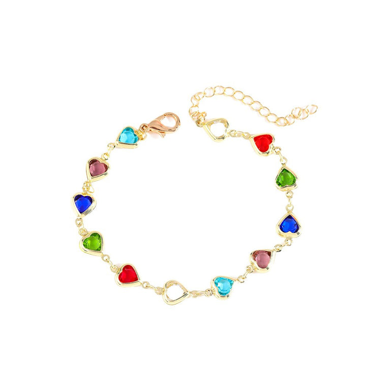 Heart-Shaped Charm Bracelet Bowlift