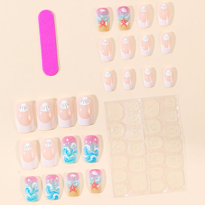 Ocean-Themed Nail Art Set Bowlift