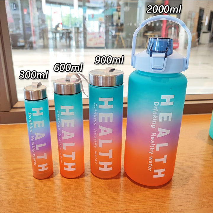Ladies' Motivation Water Bottle with Time Scale and Ergonomic Design Bowlift