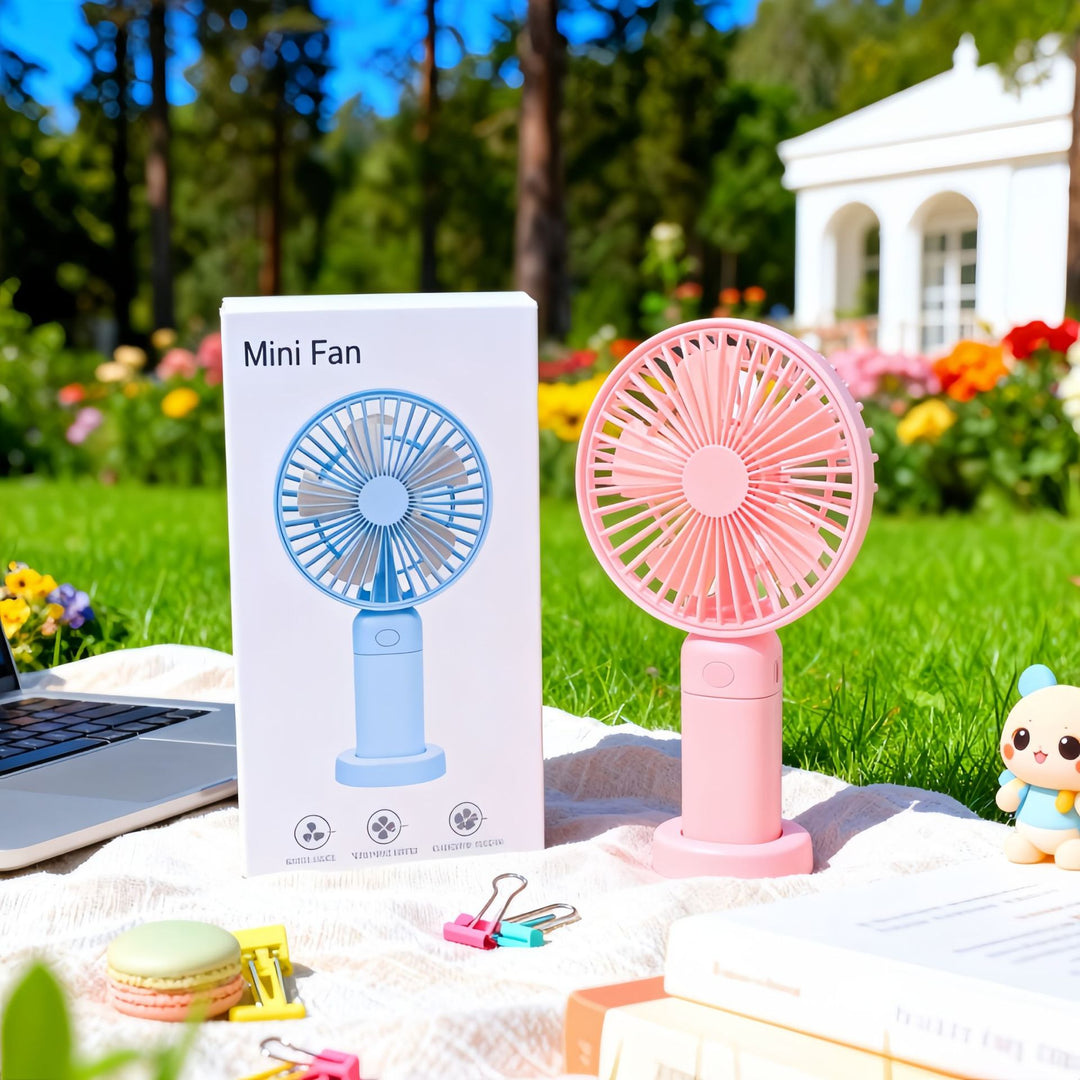 Women Portable Acoustic Fan with USB Charging Function and Flexible Tilt Mechanism Bowlift