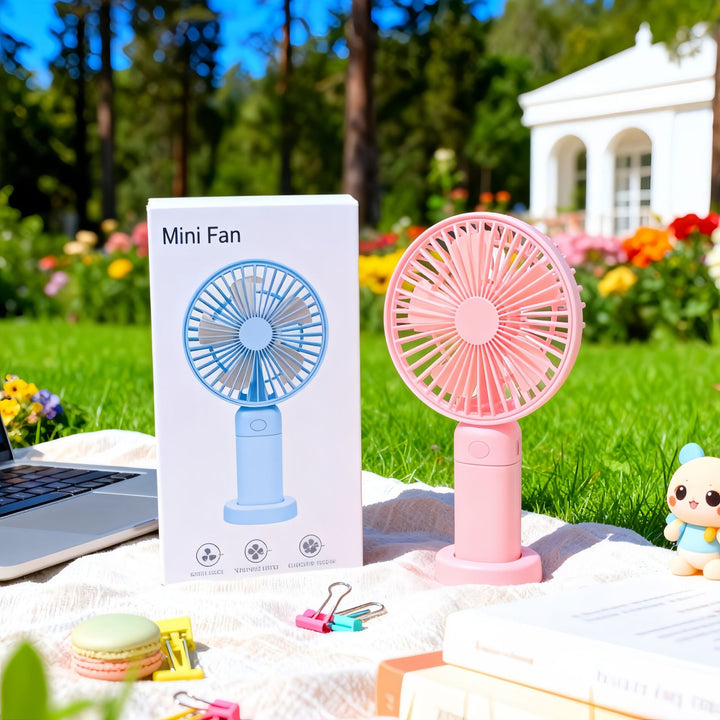 Women Portable Acoustic Fan with USB Charging Function and Flexible Tilt Mechanism Bowlift