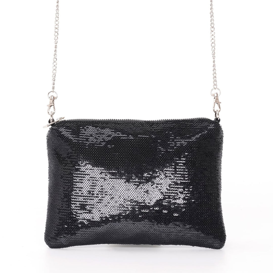Elegant Clutch with Glitter Details Bowlift